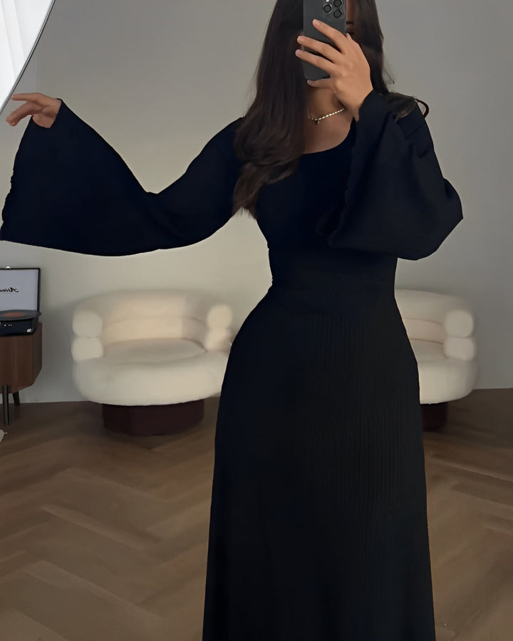 Sandrine - Elegant Mesh Maxi Dress