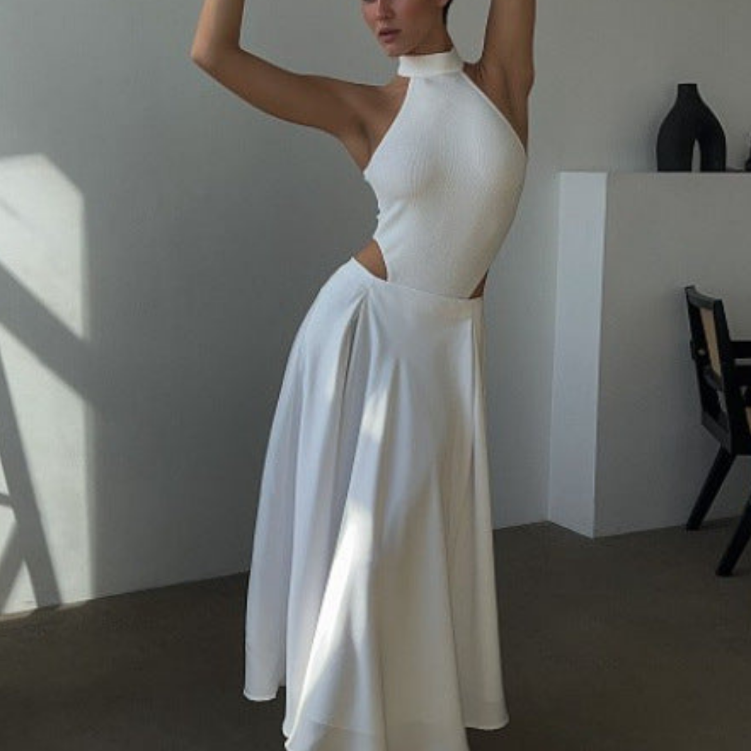 Satin Midi Skirt | High-Waist Bias Cut | Elegant Minimalist Wardrobe Staple