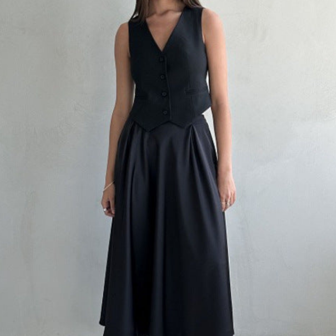 Satin Midi Skirt | High-Waist Bias Cut | Elegant Minimalist Wardrobe Staple