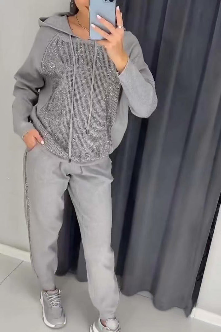 Ensemble sweat à capuche et pantalon décontracté pour femme Cécile