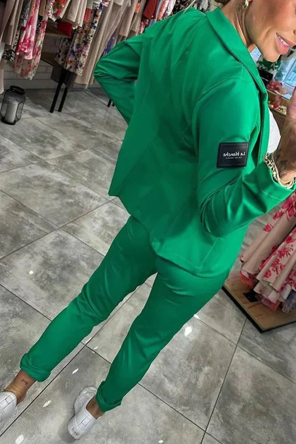 Rosindra - Ensemble deux pièces composé d'une veste fluide et d'un pantalon de jogging confortable 