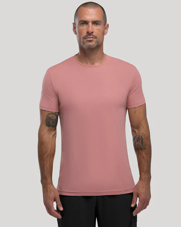 Men’s Essential Crew Neck T-Shirt | Ultra-Soft Cotton Blend | Slim Fit