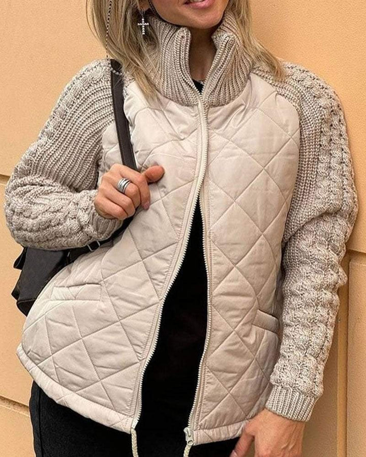 Bravina - Casual Knitted Fleece Jacket