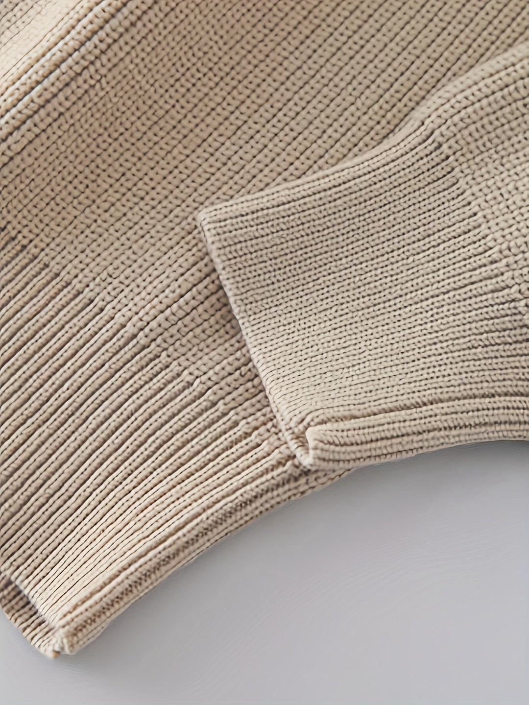 Men’s Waffle Knit Quarter-Zip Pullover | Textured Midweight Sweater | Casual Fall Layer