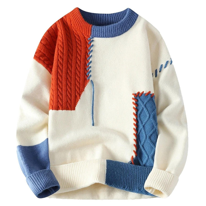 JULIAN – Artistic Patchwork Sweater