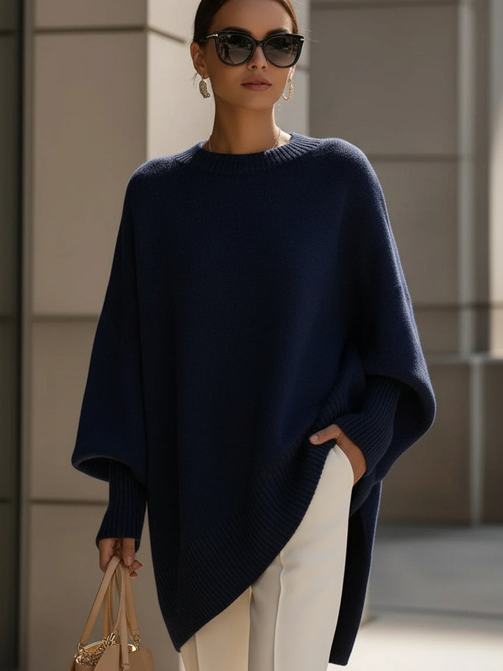 Selinara - Oversized Poncho Sweater