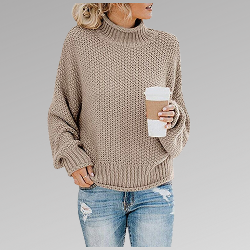 Loes - Women's Turtleneck Sweater 2025 Oversize