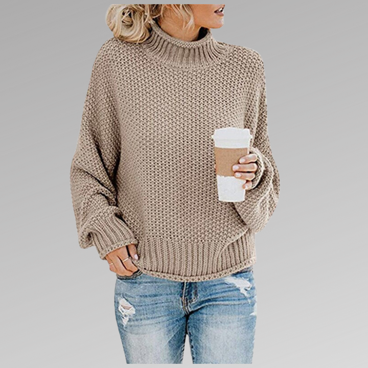 Loes - Women's Turtleneck Sweater 2025 Oversize