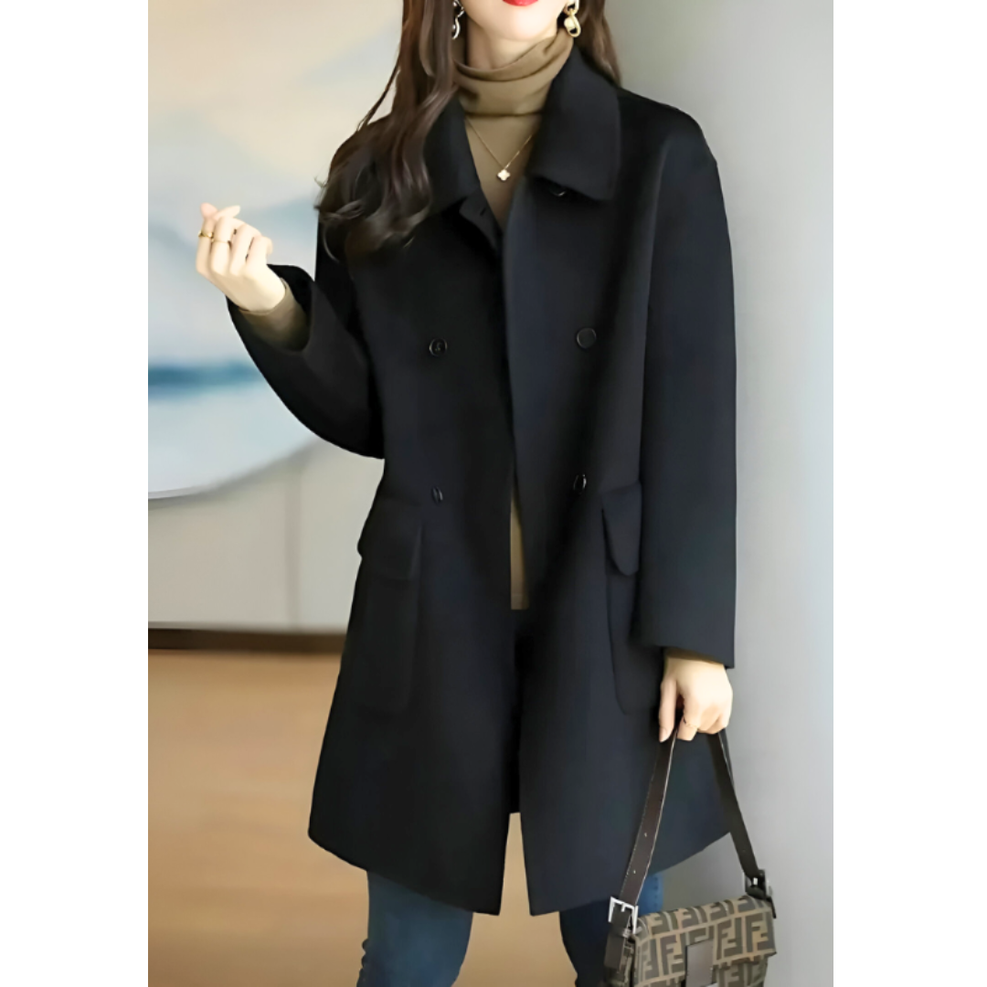 Marie - Elegant and Modern Long Coat