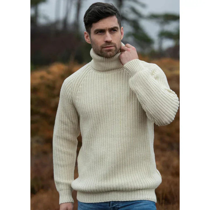 Chunky Knit Turtleneck Sweater | Men’s Casual Pullover Canada