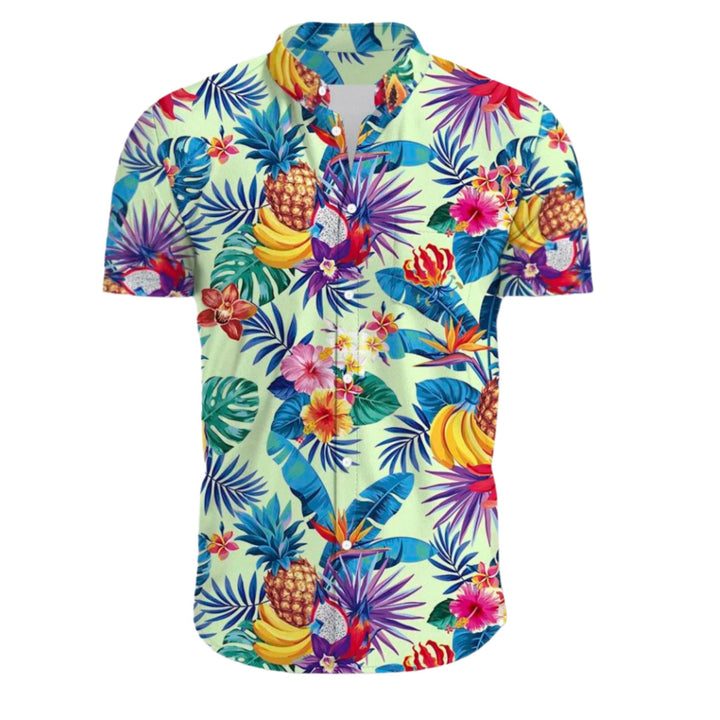 Men's Tropical Hawaiian Shirt | Short Sleeve | Lightweight Summer Button-Up