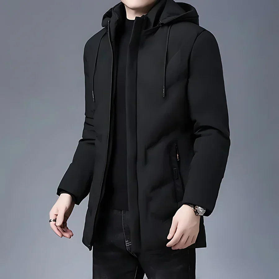 Padded Hooded Jacket | Lightweight Urban Outerwear for Fall