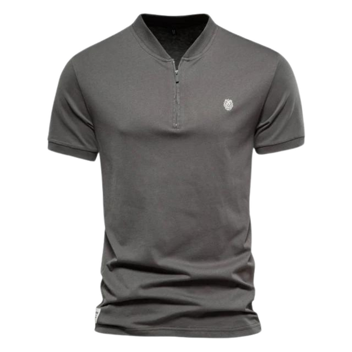 Men’s Short Sleeve Henley Polo | Stretch Fabric | Smart Casual Shirt Canada