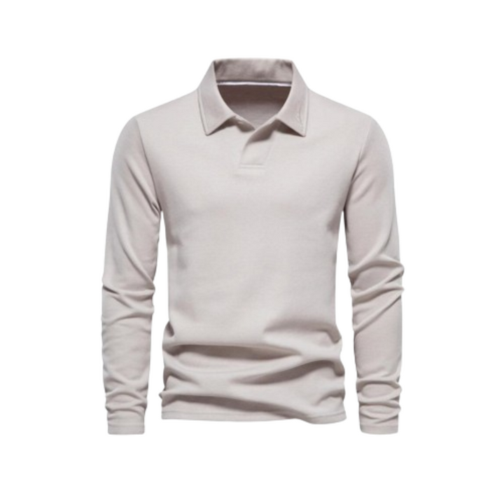 Men’s Long Sleeve Polo Shirt | Lightweight Knit | Transitional Casualwear Canada