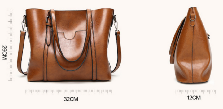 Clara | Sleek Leather Shoulder Bag