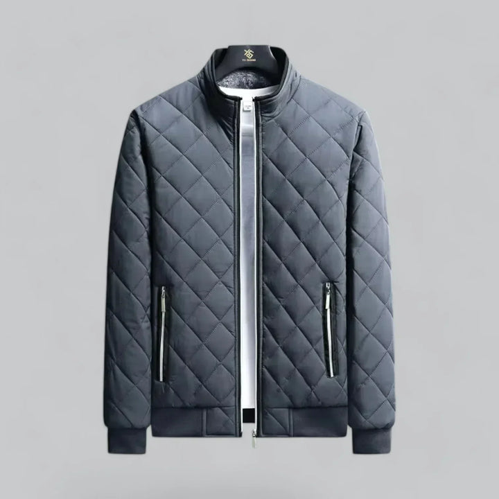 Men’s Quilted Bomber Jacket | Lightweight Padded Outerwear | Transitional Layer Canada