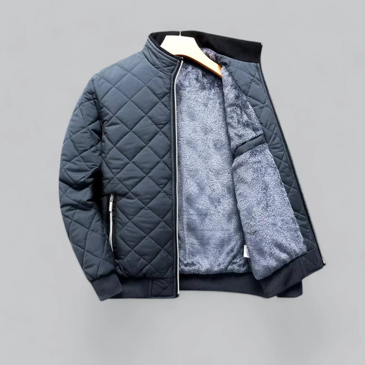 Men’s Quilted Bomber Jacket | Lightweight Padded Outerwear | Transitional Layer Canada