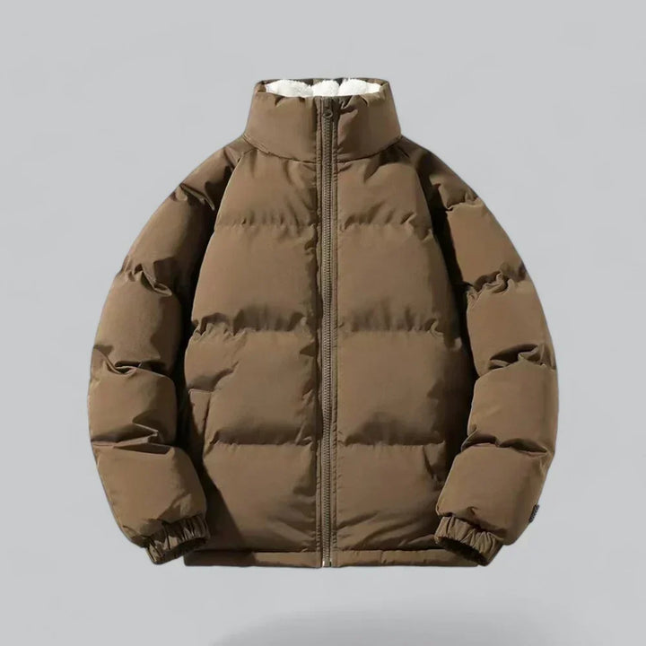 Men’s Puffer Jacket | Fleece-Lined Interior | Winter Outerwear Canada