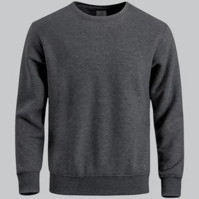 Unisex Crewneck Fleece Sweatshirt | Midweight Cotton Blend | Everyday Comfort Fit