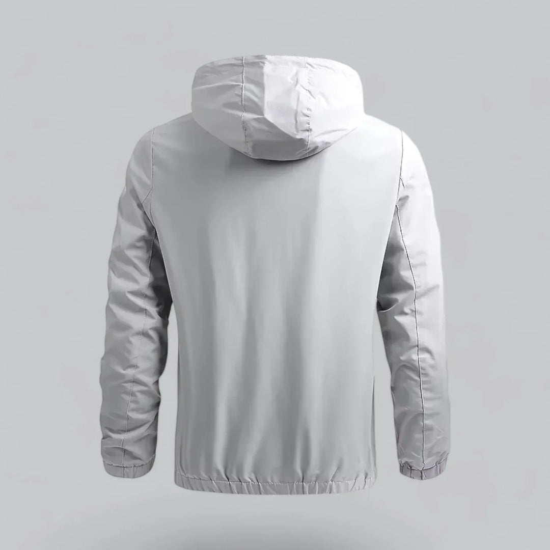 Men’s Lightweight Hooded Windbreaker | Water-Resistant Jacket | Casual Outdoor Layer