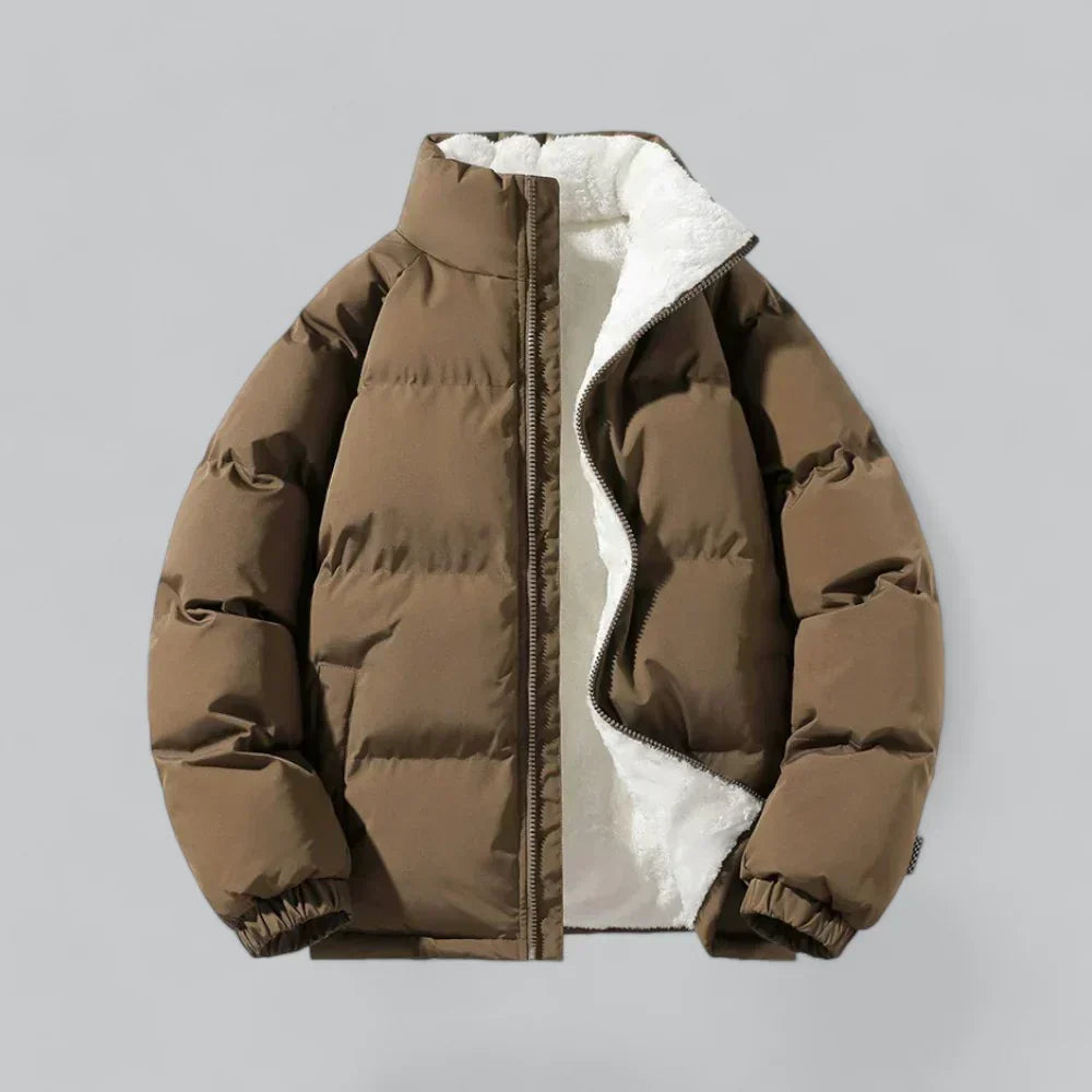 Men’s Puffer Jacket | Fleece-Lined Interior | Winter Outerwear Canada