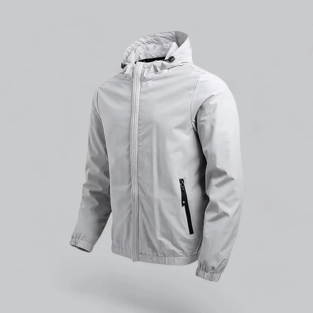 Men’s Lightweight Hooded Windbreaker | Water-Resistant Jacket | Casual Outdoor Layer