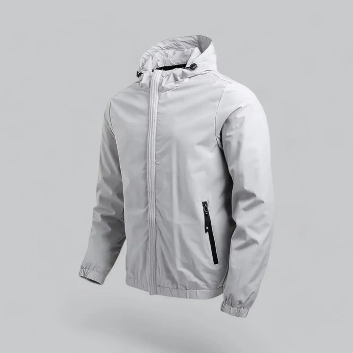Men’s Lightweight Hooded Windbreaker | Water-Resistant Jacket | Casual Outdoor Layer