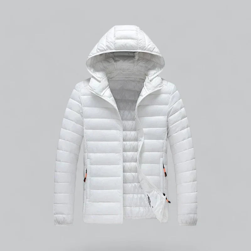 Men’s Lightweight Puffer Jacket with Hood | Insulated Winter Outerwear Canada