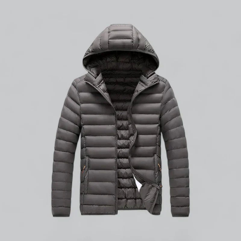 Men’s Lightweight Puffer Jacket with Hood | Insulated Winter Outerwear Canada