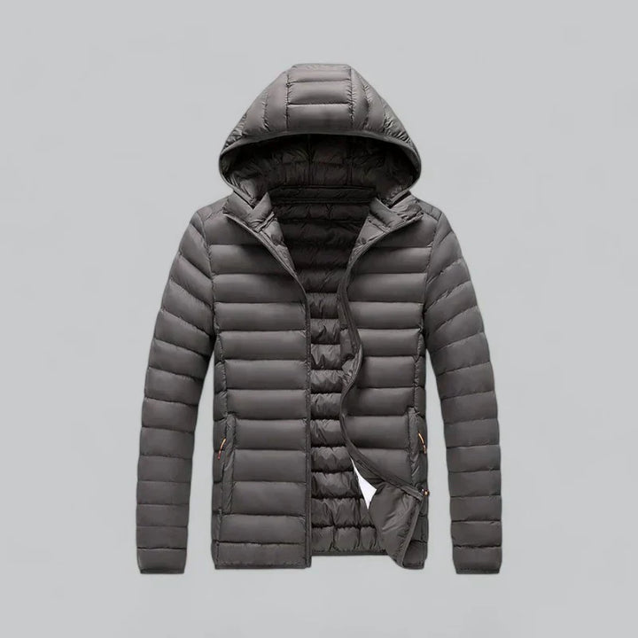 Men’s Lightweight Puffer Jacket with Hood | Insulated Winter Outerwear Canada