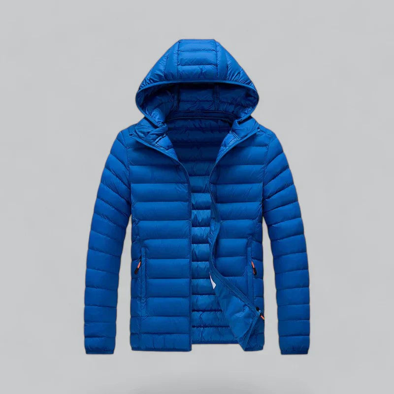 Men’s Lightweight Puffer Jacket with Hood | Insulated Winter Outerwear Canada