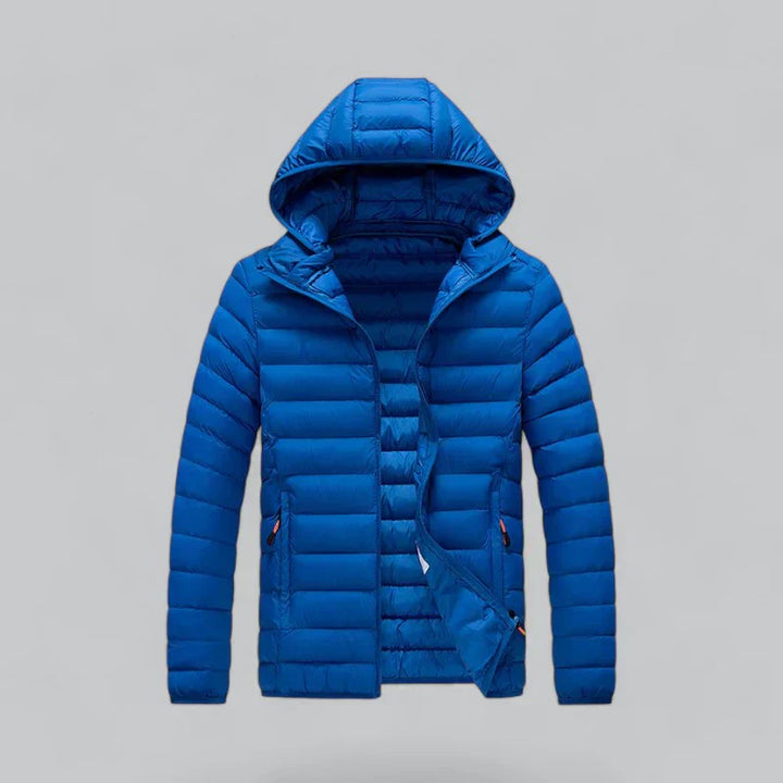 Men’s Lightweight Puffer Jacket with Hood | Insulated Winter Outerwear Canada