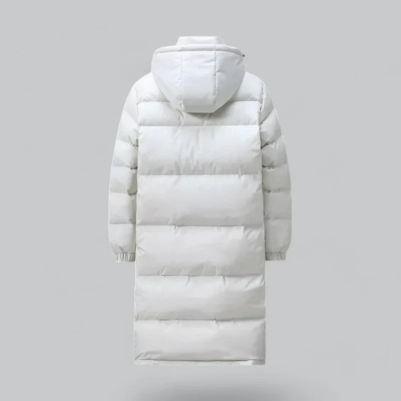 Doudoune longue | Parka d'hiver à capuche | Vêtements d'extérieur chauds et isolants