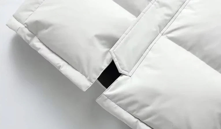 Doudoune longue | Parka d'hiver à capuche | Vêtements d'extérieur chauds et isolants