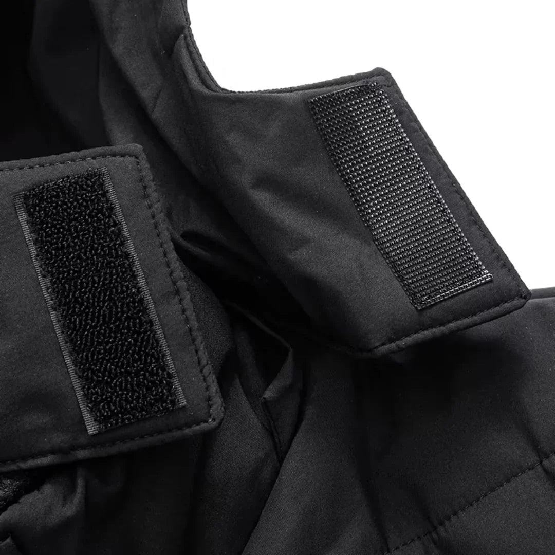 Parka imperméable à capuche pour homme | Doublure douce | Extérieur coupe-vent