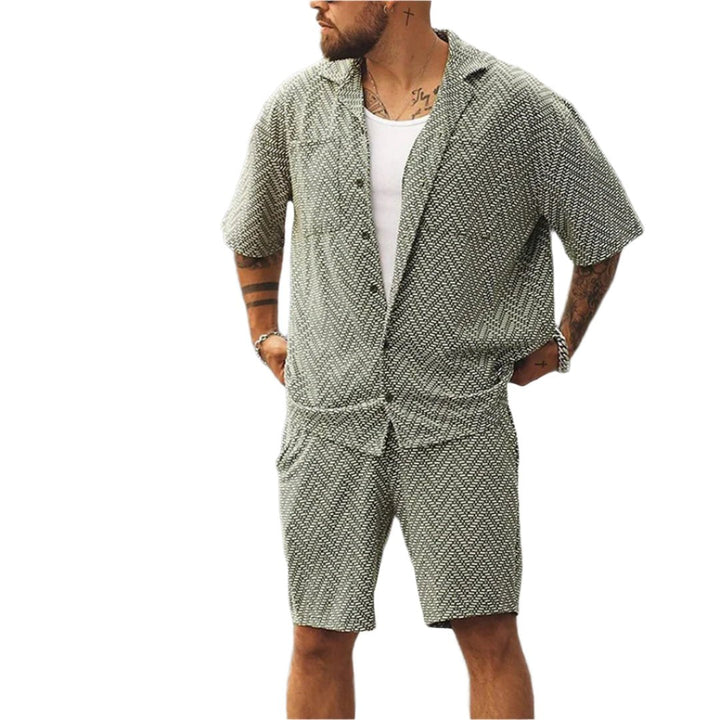 Men's Matching Shirt & Shorts Set | Lightweight Woven Co-Ord | Summer Streetwear