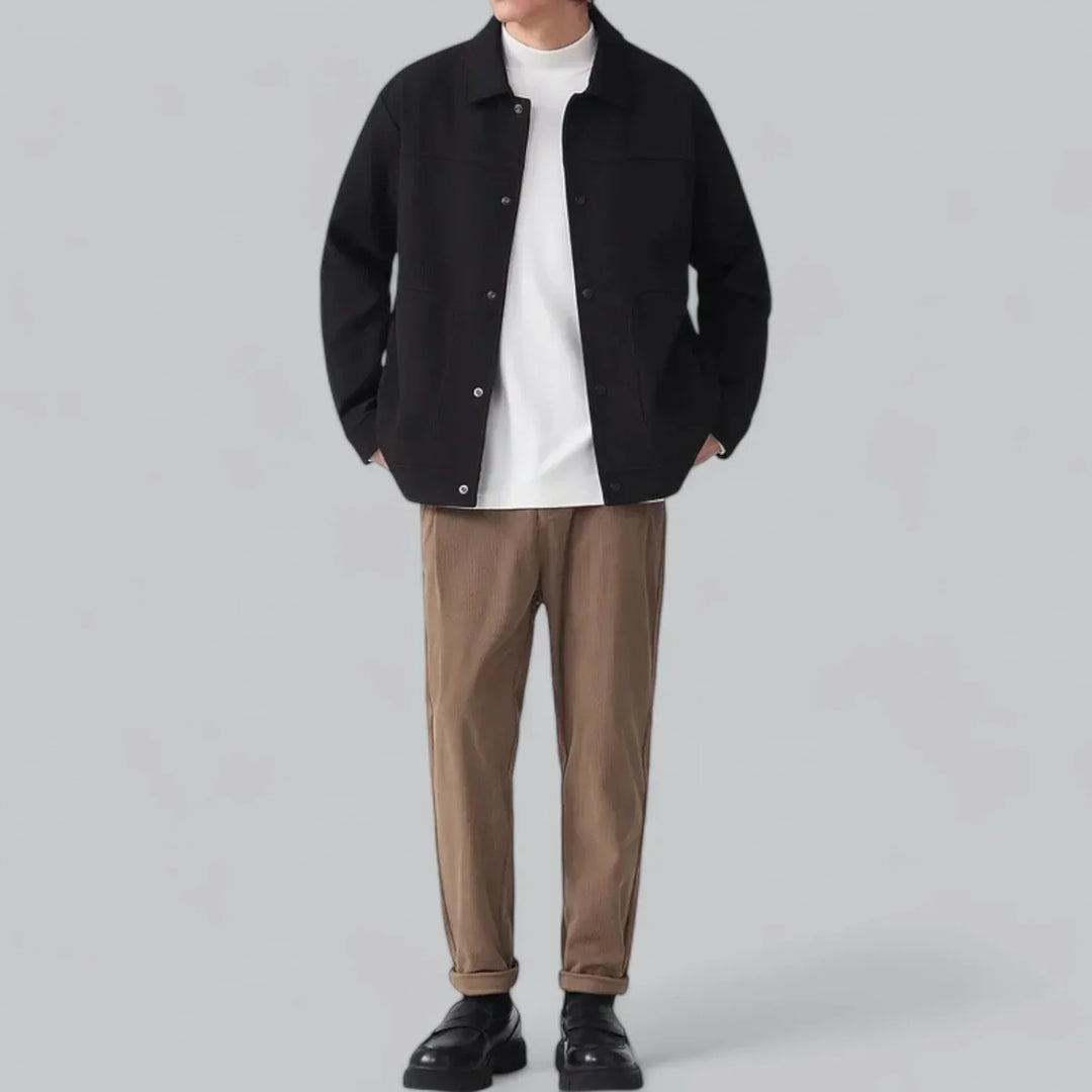 Men’s Corduroy Overshirt | Snap-Front Jacket Style | Relaxed Fit Midweight Layer