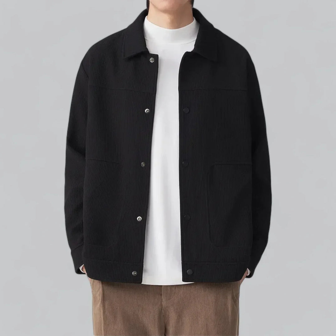 Men’s Corduroy Overshirt | Snap-Front Jacket Style | Relaxed Fit Midweight Layer