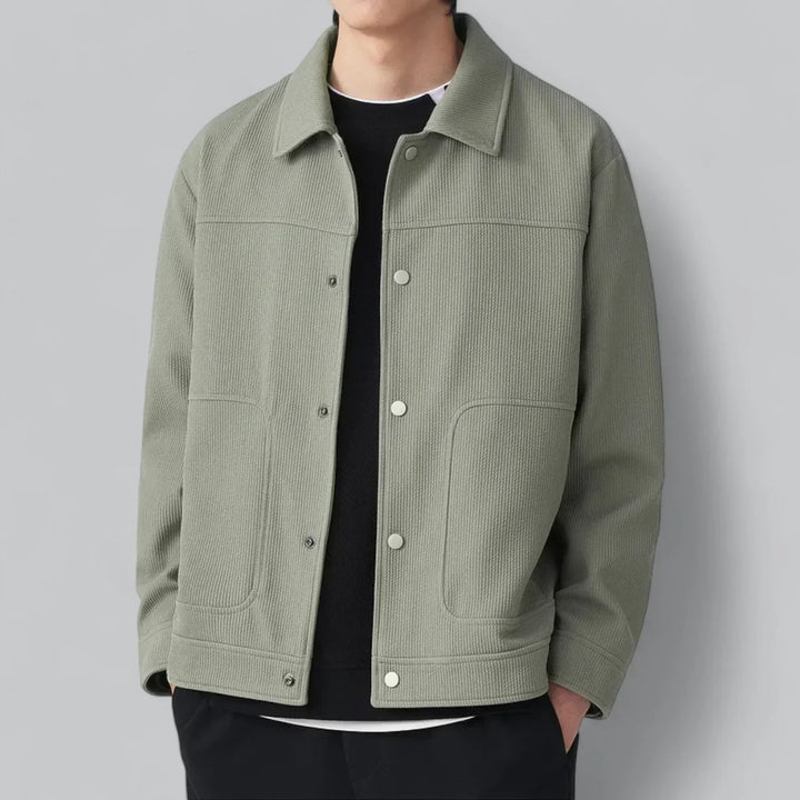 Men’s Corduroy Overshirt | Snap-Front Jacket Style | Relaxed Fit Midweight Layer