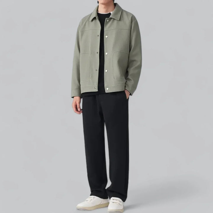 Men’s Corduroy Overshirt | Snap-Front Jacket Style | Relaxed Fit Midweight Layer