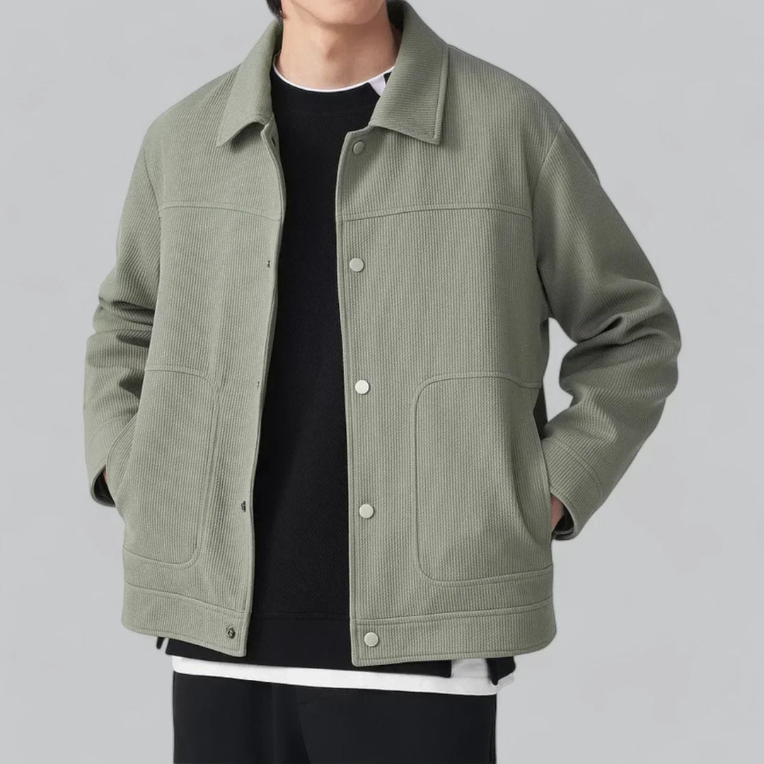 Men’s Corduroy Overshirt | Snap-Front Jacket Style | Relaxed Fit Midweight Layer