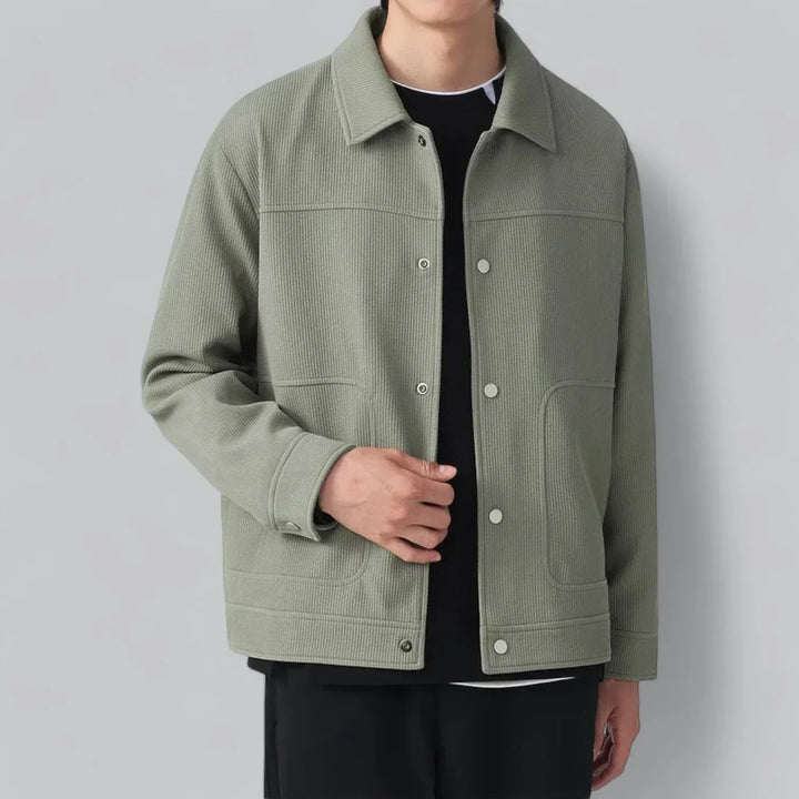 Men’s Corduroy Overshirt | Snap-Front Jacket Style | Relaxed Fit Midweight Layer