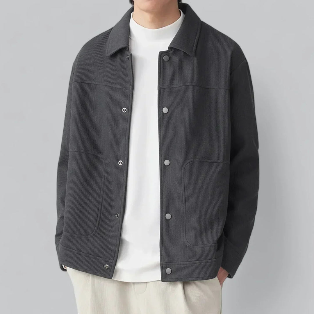 Men’s Corduroy Overshirt | Snap-Front Jacket Style | Relaxed Fit Midweight Layer