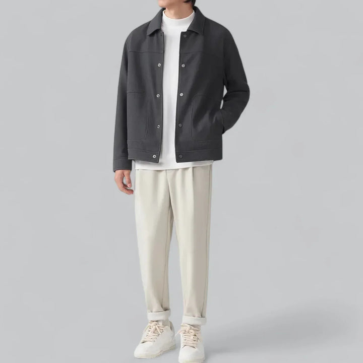 Men’s Corduroy Overshirt | Snap-Front Jacket Style | Relaxed Fit Midweight Layer