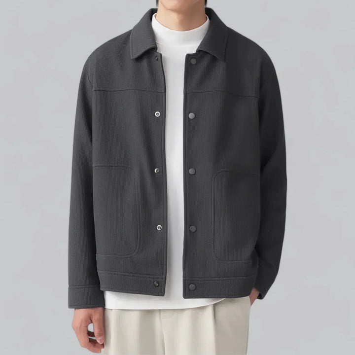Men’s Corduroy Overshirt | Snap-Front Jacket Style | Relaxed Fit Midweight Layer
