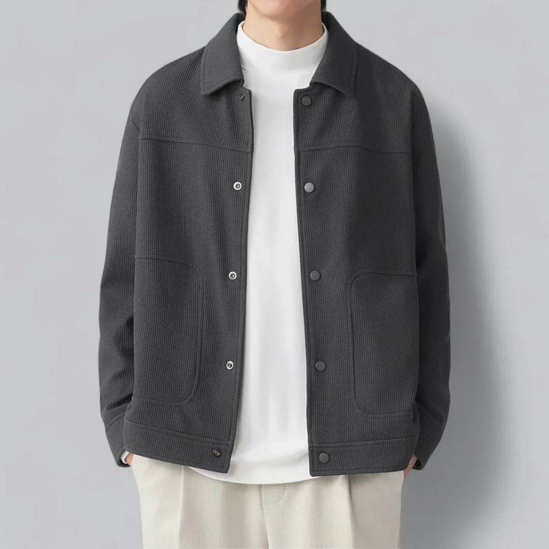 Men’s Corduroy Overshirt | Snap-Front Jacket Style | Relaxed Fit Midweight Layer