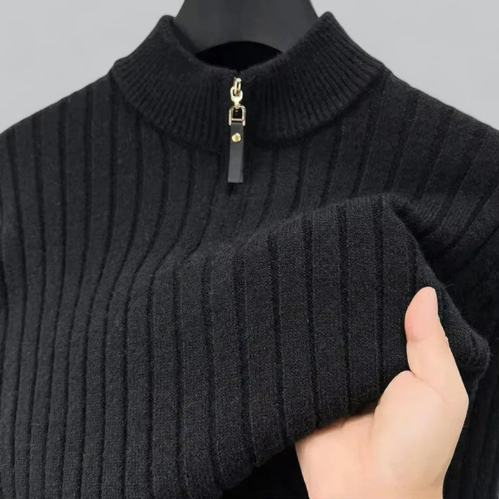 Mason – Men’s Ribbed Half-Zip Sweater