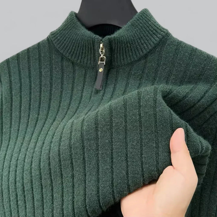 Mason – Men’s Ribbed Half-Zip Sweater