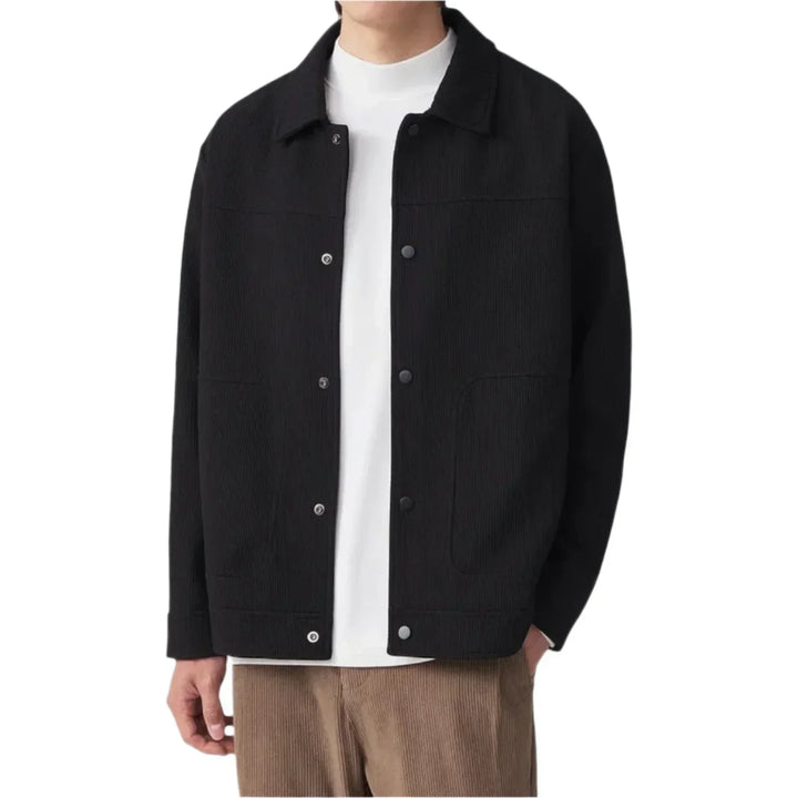 Men’s Corduroy Overshirt | Snap-Front Jacket Style | Relaxed Fit Midweight Layer