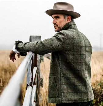 Men’s Quilted Overshirt Jacket | Wool-Blend | Smart Casual Outerwear